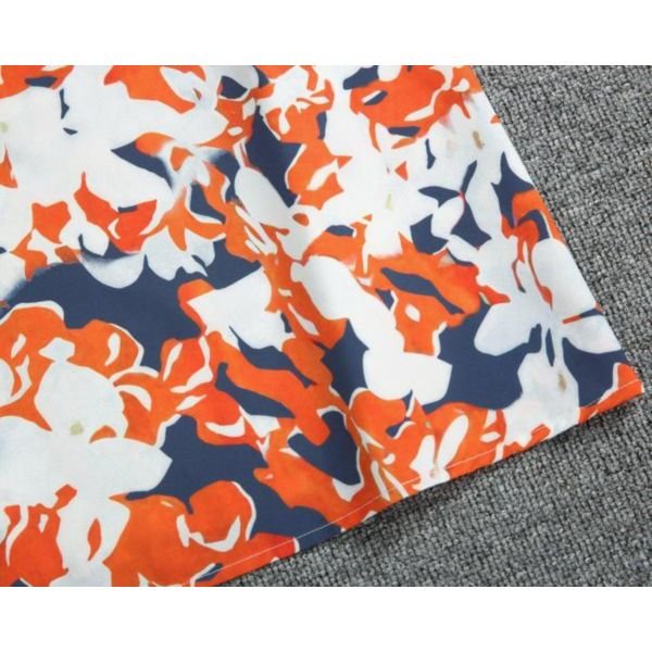 Groovy Print 3/4 Sleeve Min Dress